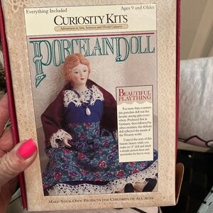 Vintage 1995 curiosity kits porcelain kit